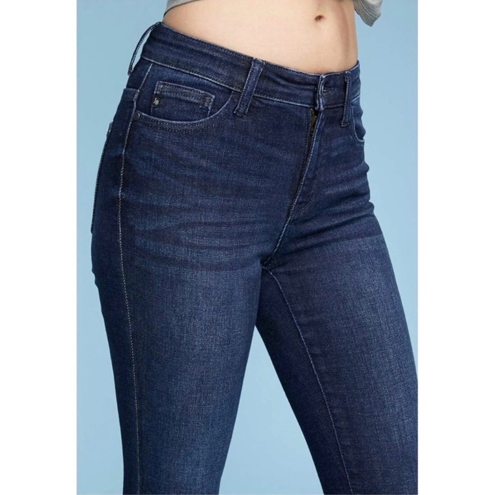 Judy Blue Skinny Fit Hi-rise (11”), Raw Hem, Dark Wash, Size 7/28 Style #JB88527